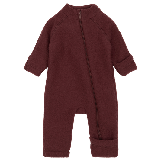 Mikk-Line - Wool Baby Suit, 50005ML - Rum Raisin