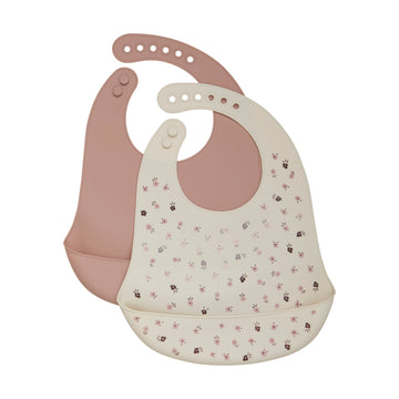 CeLaVi - Silicon Bib 2-pack, 5551 - Perfectly Pale
