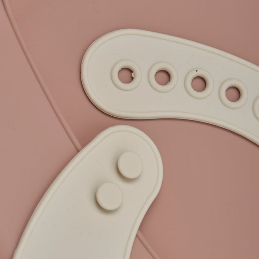 CeLaVi - Silicon Bib 2-pack, 5551 - Perfectly Pale