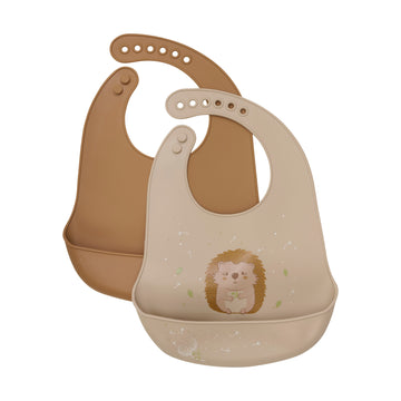 CeLaVi - Silicon Bib 2-pack, 5551 - White Pepper