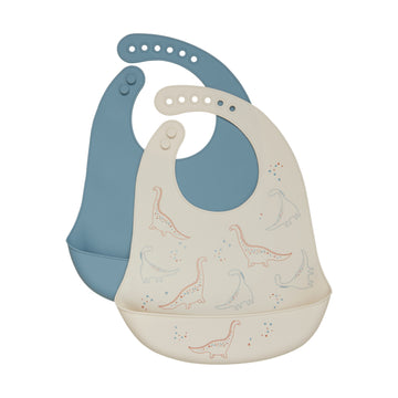 CeLaVi - Silicon Bib 2-pack, 5551 - Amber Brown
