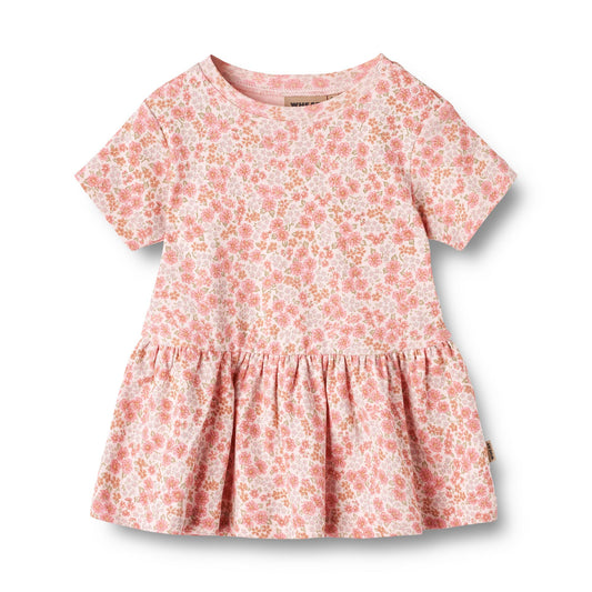 Wheat - Baby Jersey Dress SS Birthe - Rose Flowers