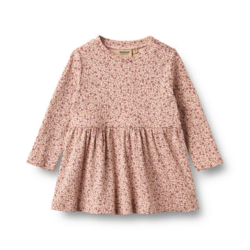 Wheat - Jersey dress LS Sessa, 5629 - Dime Rose Small Flowers