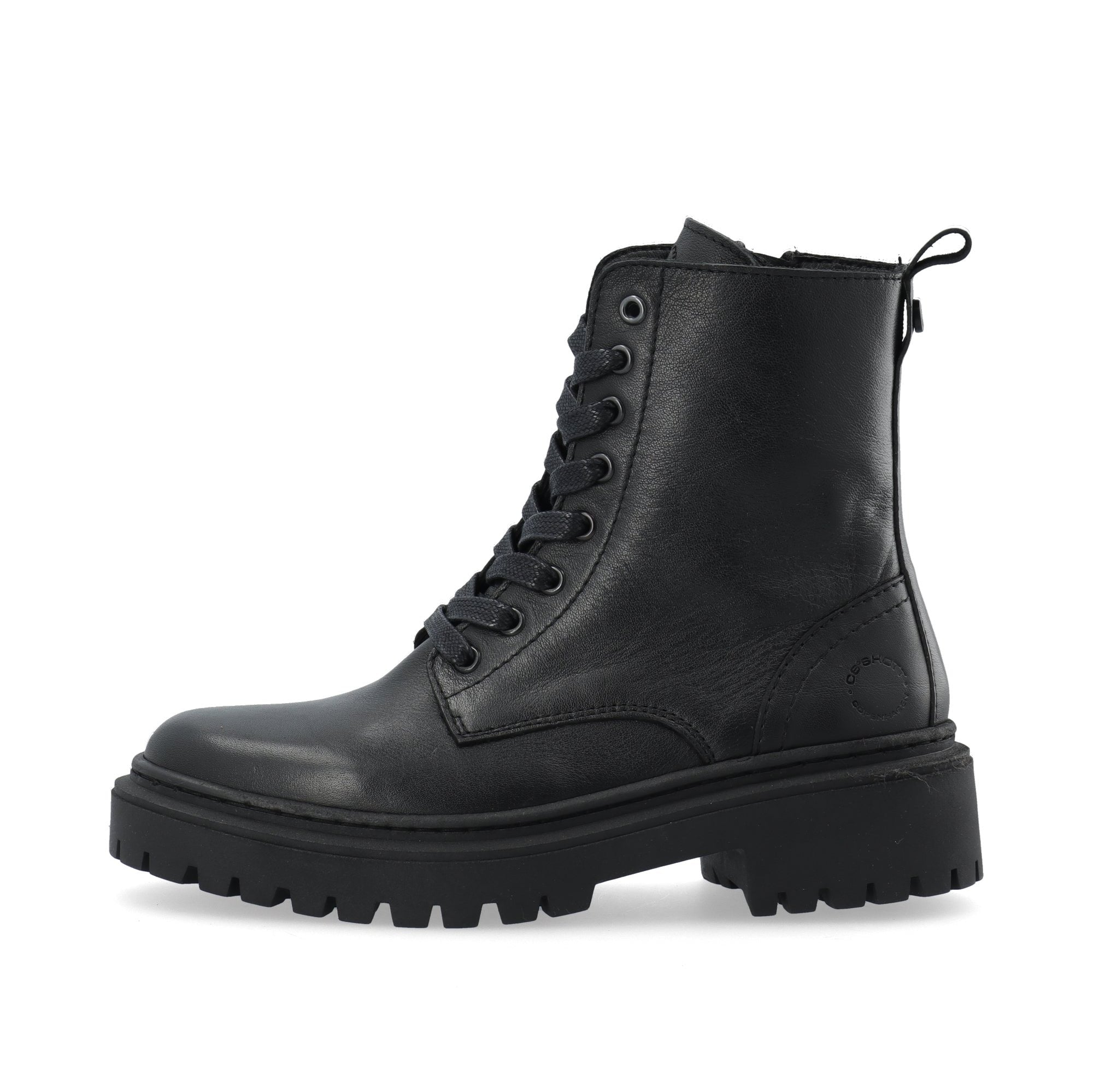 Cashott Copenhagen - LEA Lace Boot Leather - Black