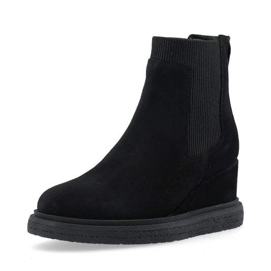 Cashott Copenhagen - ANJA Chelsea Boot Suede - Black