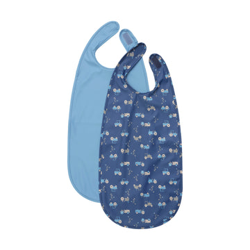 CeLaVi - Long PU Bib 2-pack, 6308 - Blue Heaven