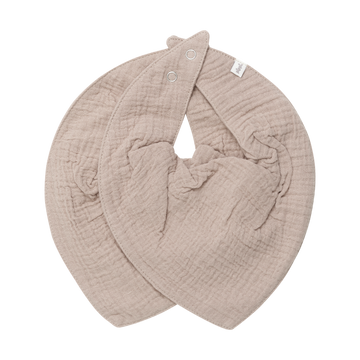 Pippi - Bandana Muslin Savlesmæk 2-pak, 6545 - Mocha Meringue