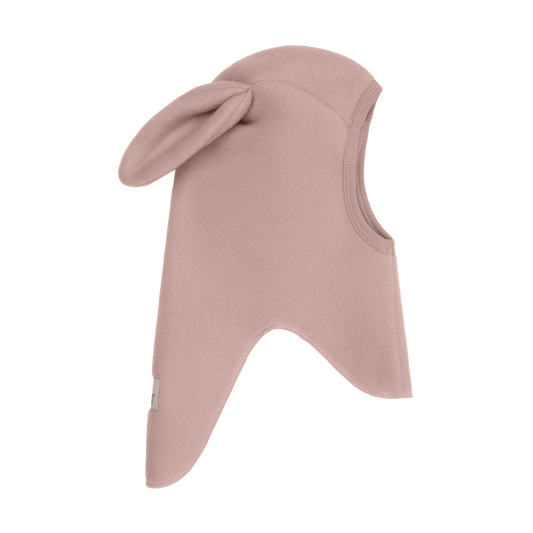 HUTTEliHUT - Balaclava Ears Wool Fleece, 6550 - Mahogany Rose