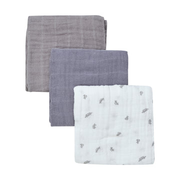 Pippi - Stofbleer Muslin 3-pak, 6669 - Tradewinds