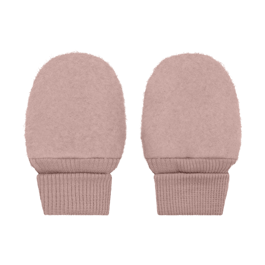 HUTTEliHUT - Mittens Wool Fleece, 6718 - Mahogany Rose