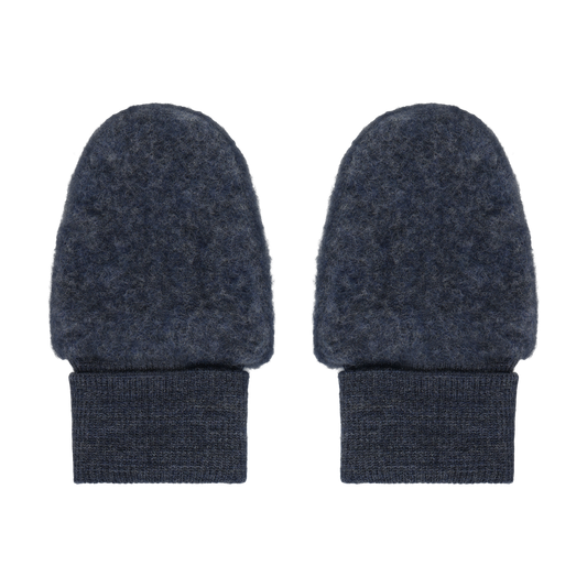 HUTTEliHUT - Mittens Wool Fleece, 6718 - Ombre Blue Melange