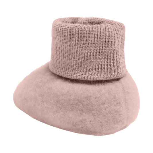 HUTTEliHUT - Footies Wool Fleece 2-layer, 6719 - Mahogany Rose