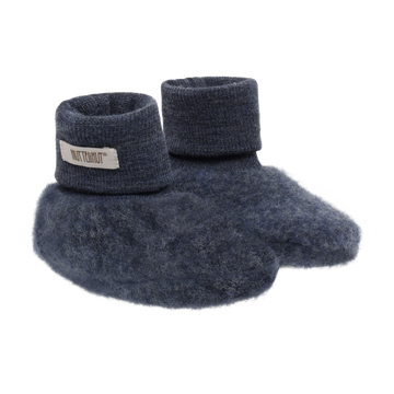 HUTTEliHUT - Footies Wool Fleece 2-layer, 6719 - Ombre Blue Melange