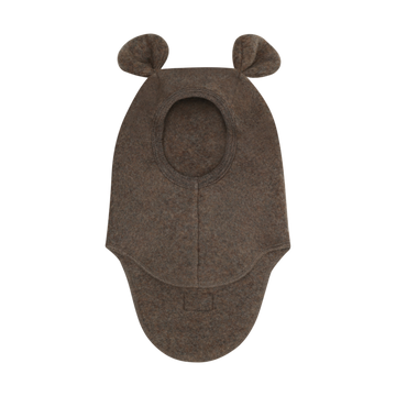 HUTTEliHUT - Balaclava Ears Wool Fleece, 6836 - Brown Melange