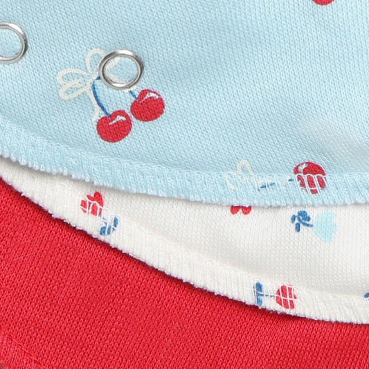 Pippi - Bandana Savlesmæk 3-pak, 6968 - True Red