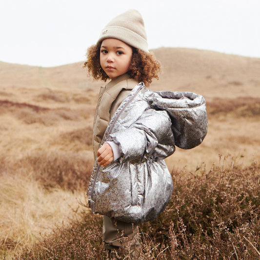 Wheat - Puffer Jacket Eli - Silver Flower Meadow
