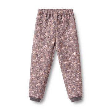 Wheat - Thermo Pants Alex, 7580 - Purple Stone Flowers