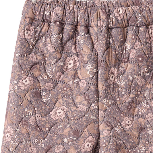 Wheat - Thermo Pants Alex, 7580 - Purple Stone Flowers