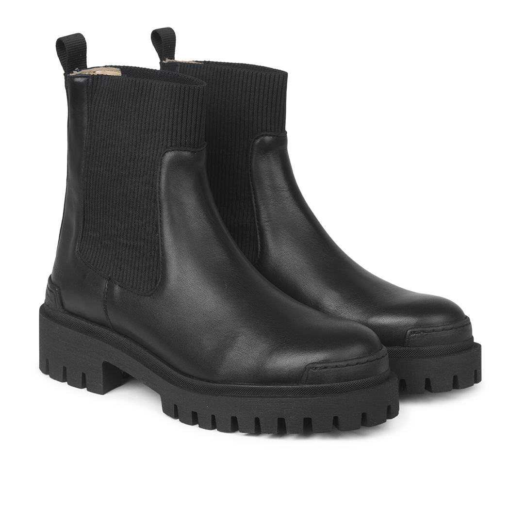 Angulus - Støvle m. Elastik, 7653 - Black