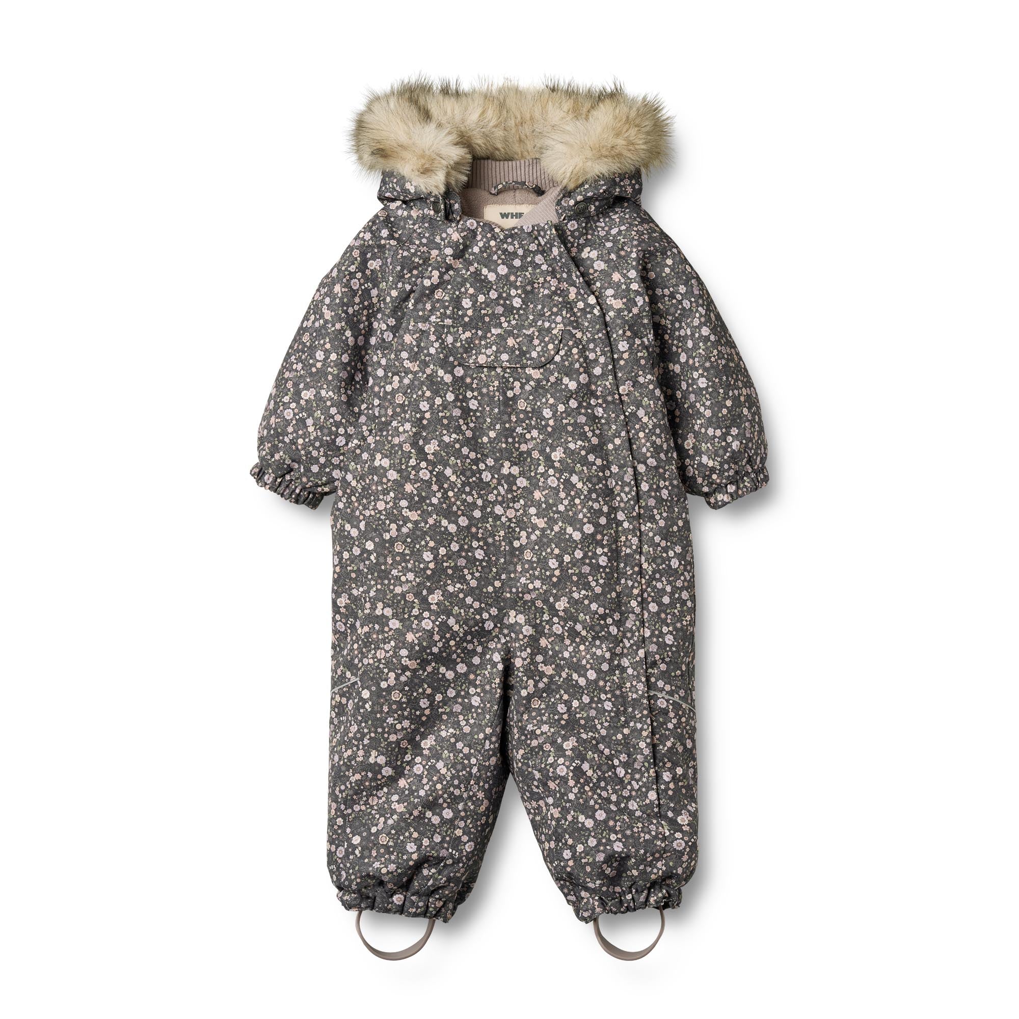 Wheat - Snowsuit Nickie - Black Sea Open Flowers