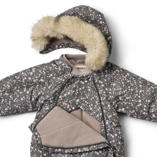 Wheat - Snowsuit Nickie - Black Sea Open Flowers