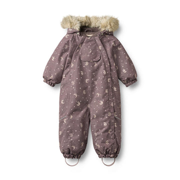 Wheat - Snowsuit Nickie, 8002 - Plum Truffle Stars