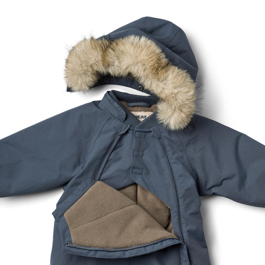 Wheat - Snowsuit Nickie - Greyblue
