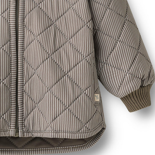 Wheat - Thermo Jacket Loui Baby, 8401 - Brown Stripe