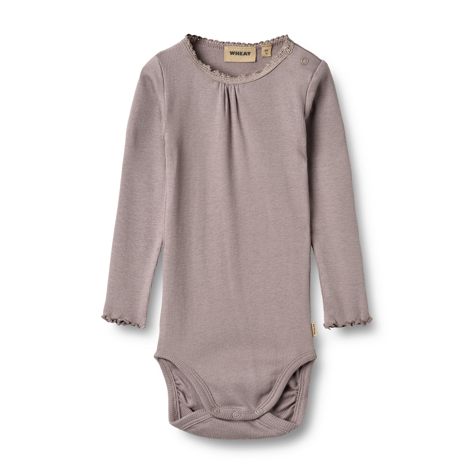 Wheat - Body Rib LS Lotta - Dusty Purple