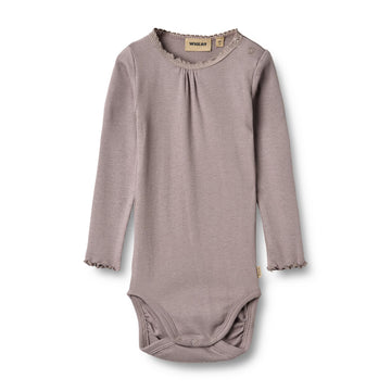 Wheat - Body Rib LS Lotta - Dusty Purple