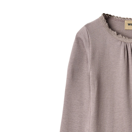 Wheat - Body Rib LS Lotta - Dusty Purple