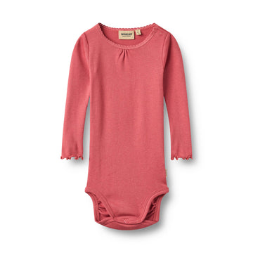 Wheat - Body Rib LS Lotta, 9106 - Raspberry