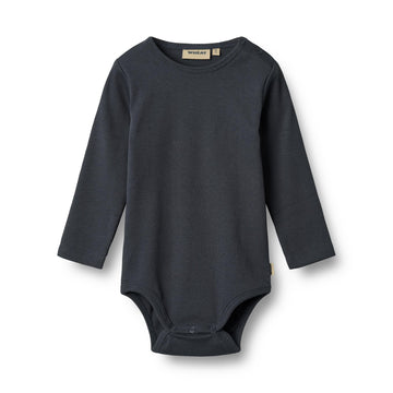 Wheat - Body Rib LS Spencer - Navy