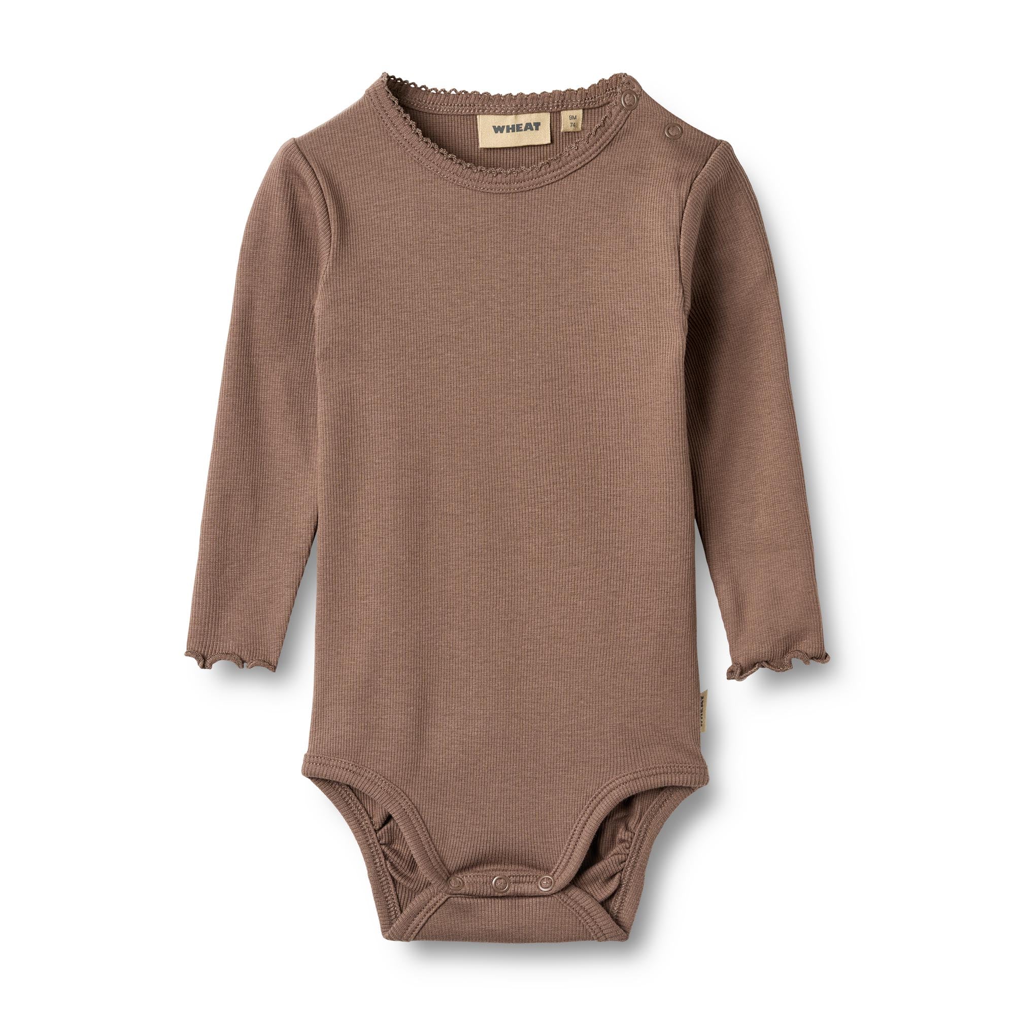 Wheat - Body Rib LS Regitze - Toffee Brown