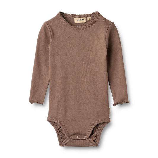 Wheat - Body Rib LS Regitze - Toffee Brown