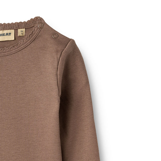 Wheat - Body Rib LS Regitze - Toffee Brown