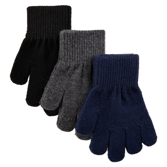Mikk-Line - Magic Gloves 3 Pack, 93030ML - Blue Nights / Antrazite / Black