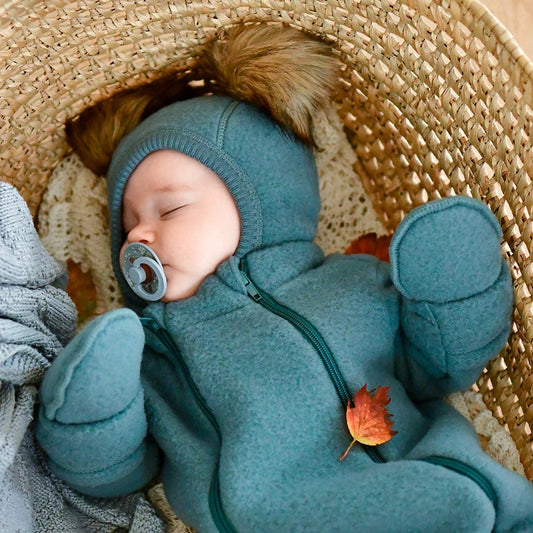 Mikk-Line - Wool Mittens, 9315ML_1 - Balsam Green