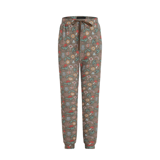 Liberté - Alma Pants, 9500 - Smiley Peace Brown
