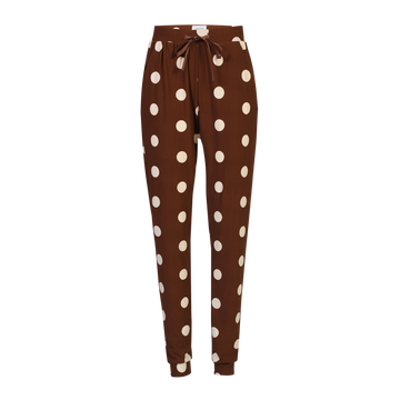 Liberté - Alma Pants, 9500 - Brown Creme Dot