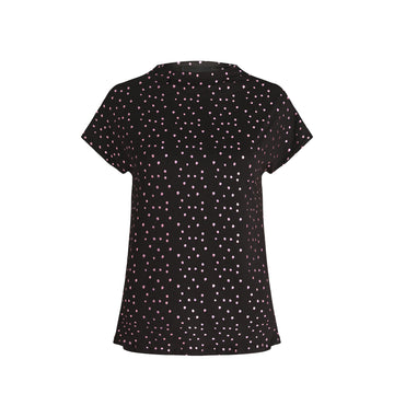 Liberté - Alma Top SS, 9501 - Black Pink Holographic Dot