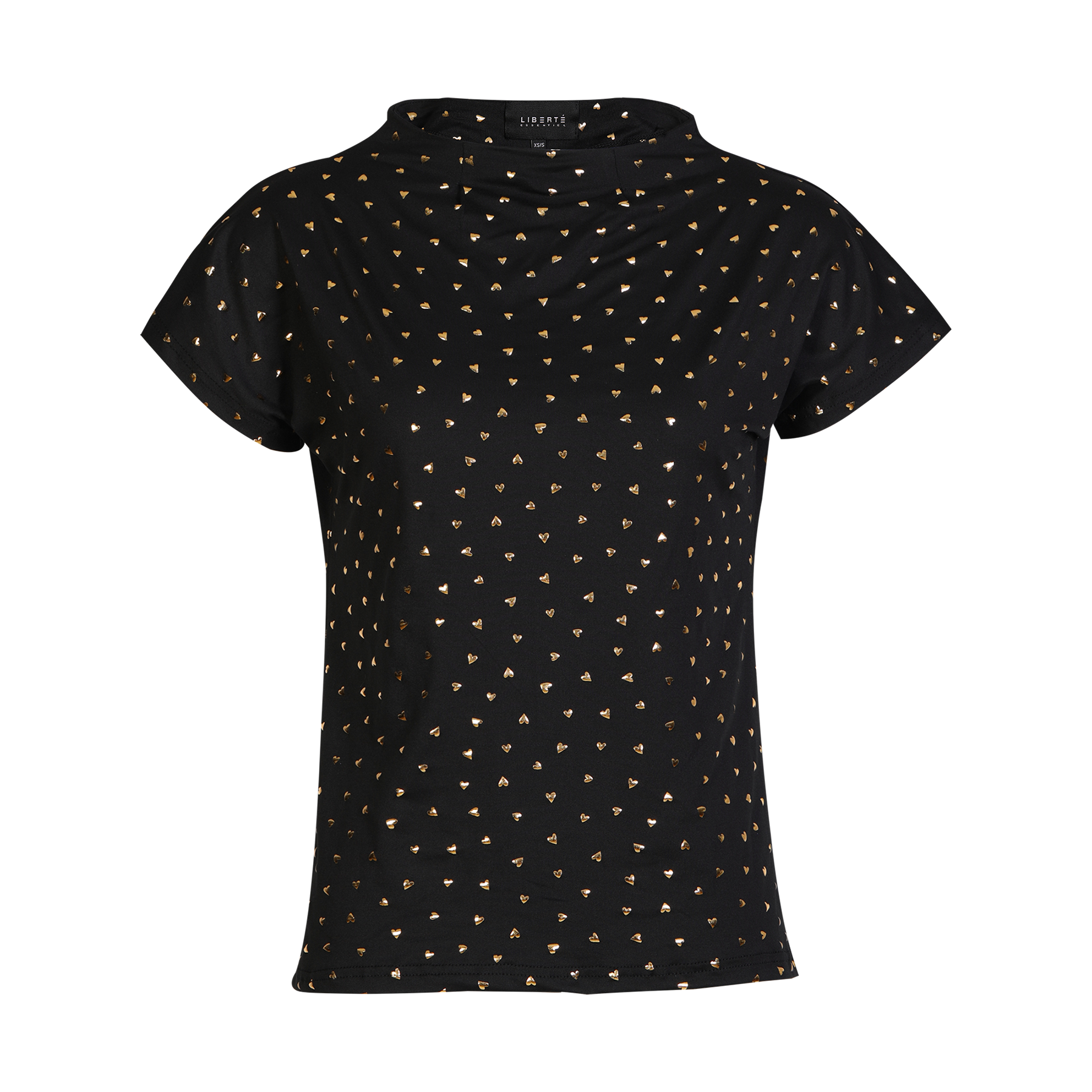Liberté - Alma Top SS, 9501 - Black Gold Heart