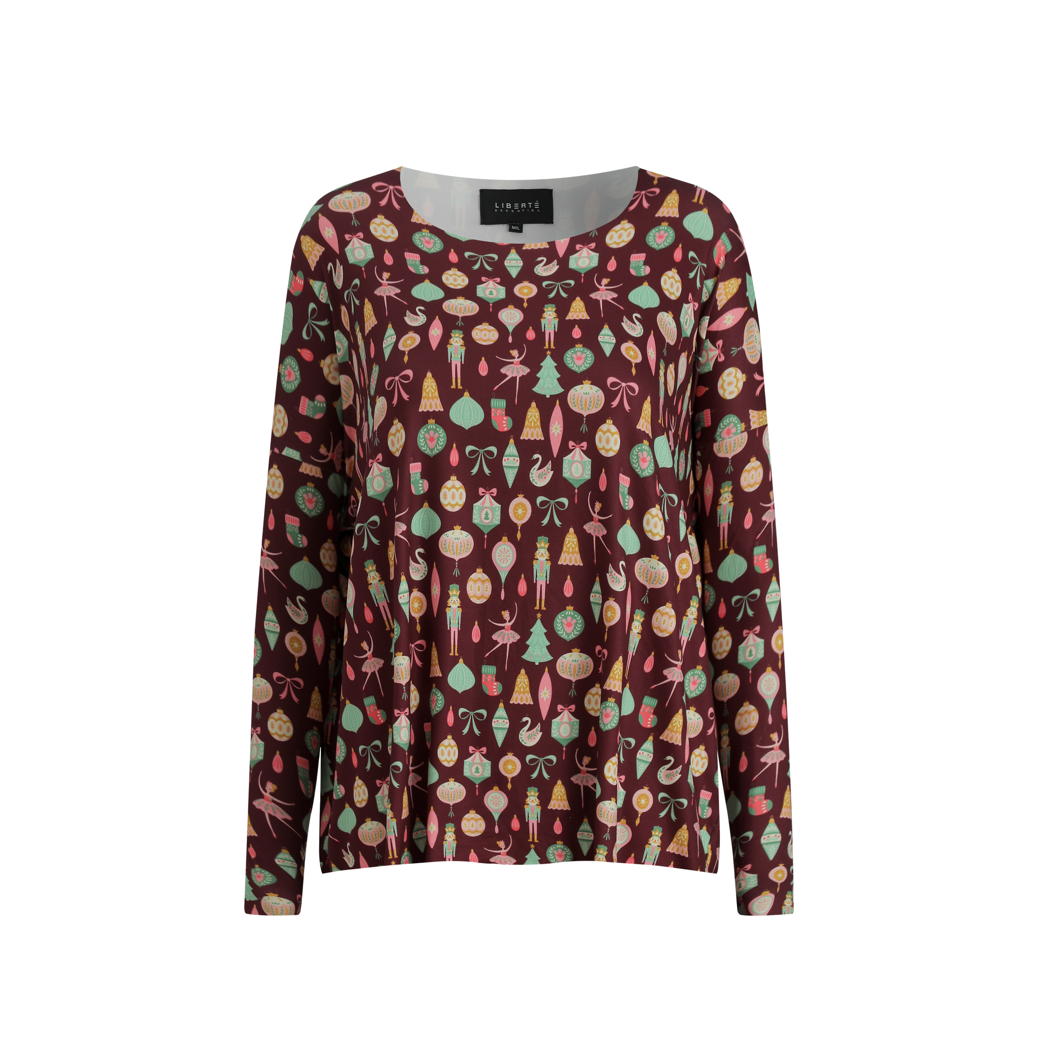 Liberté - Alma LS Top, 9504 - Ballerina Bordeaux