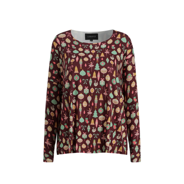 Liberté - Alma LS Top, 9504 - Ballerina Bordeaux