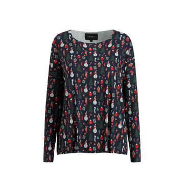 Liberté - Alma LS Top, 9504 - Cookiehouse Navy