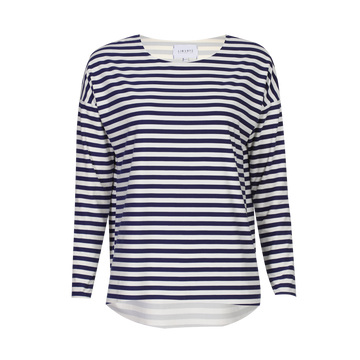 Liberté - Alma LS Top, 9504 - Blue Creme Stripe