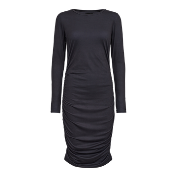 Liberté - Alma Long Dress LS, 9506 - Deep Dark Grey