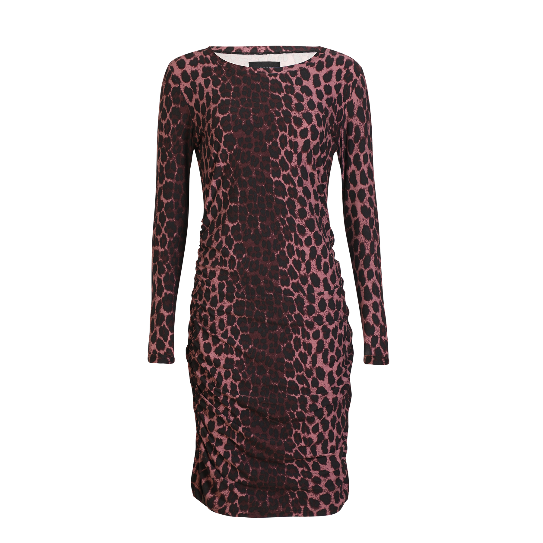Liberté - Alma Long Dress LS, 9506 - Bordeaux Lux Leo