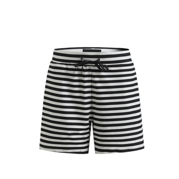 Liberté - Alma Shorts, 9517 - Black Creme Stripe