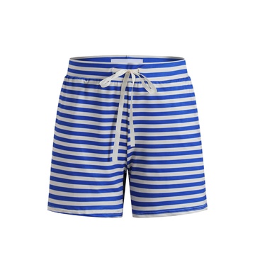 Liberté - Alma Shorts, 9517 - Stripe Ivory Cobolt